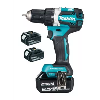 Makita DDF484RT3J 18V Bürstenloser Akku-Schrauber mit 3x 5,0Ah Akkus, 54 Nm