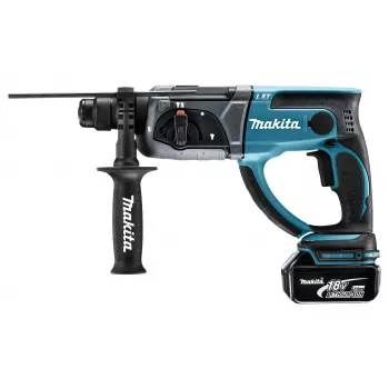 Makita DHR202RTJ 18V LXT Akku-Kombihammer – SDS-Plus, 2x5.0Ah Set mit Ladegerät und Makpac-Koffer
