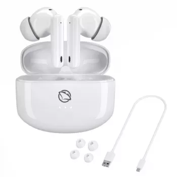 Manta MTWS008W Rytmo White True Wireless Bluetooth 5.0 Earbuds mit Ladecase