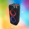 Manta SPK0805B140 Pallas Tragbarer Bluetooth-Lautsprecher, 15W, Schwarz
