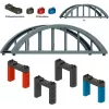 Märklin 72218 H0 Gerade Fachwerkbrücke Bausatz für C/K/M Gleis, Grau, 360 mm