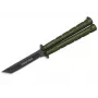K25 36249 Balisong Butterfly Knife, Green