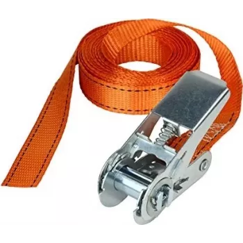 Master Lock Ratschen-Spanngurt 3209EURDAT - 5m, 400kg WLL, Orange
