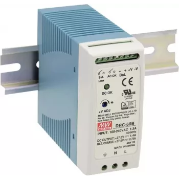 MEAN WELL DRC-100B Netzteil, Innenbereich, 96,6 W, Blau/Weiß