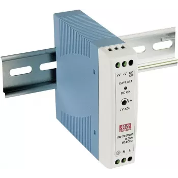 MEAN WELL MDR-20-15 DIN-Schienen-Netzteil 15V DC 1,34A 20W