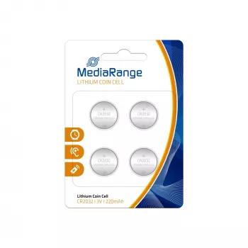 MEDIARANGE MRBAT132 CR2032 3V Lithium-Knopfzelle (4er-Pack)