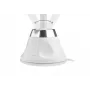 Medisana CM 850 LED Kosmetikspiegel mit 5-facher Vergrößerung, Tageslichtweiß LED, Touch-Sensor, 360° Drehung, Silber