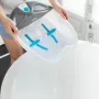 MEDISANA FS 350 Fußbad mit Sprudel- und Vibrationsmassage, Heizung, Rollen, Pediküre-Aufsätzen
