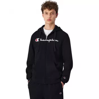 Champion Herren Full-Zip Hoodie Schwarz 220255 KK001 L