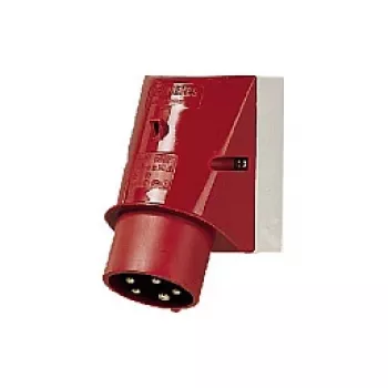 MENNEKES 354 Wand-Gerätestecker, 32 A, 5-polig, 400 V, 6h, IP44