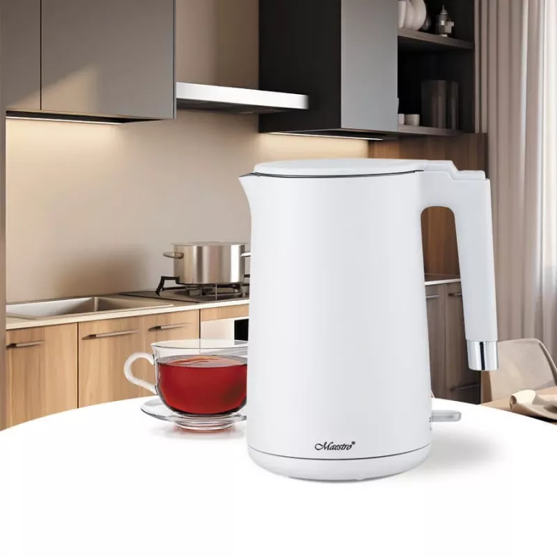 MEO Wasserkocher 1,7 l 1800 W MR-026-WHITE MAESTRO