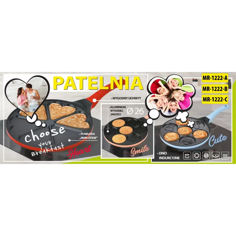 Maestro Smile Crepe Pan 26 cm, MR-1222-B