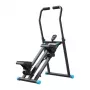 MERACH MR-2448B1 Mini-Stepper mit Widerstandsbändern, LCD-Monitor, Hydraulikzylindern, Schwarz/Grau
