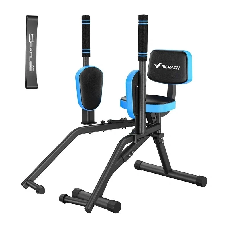 MERACH MR-2519BL1 Hüftabduktionsgerät mit 2 Widerstandsbändern, max. 150 kg