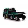Mercedes XMX622B Kinder-Elektro-LKW mit Anhänger, LCD, Blau