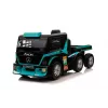 Mercedes XMX622B Kinder-Elektro-LKW mit Anhänger, LCD, Blau