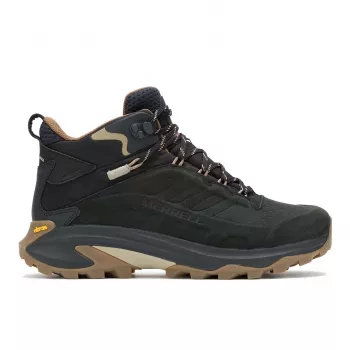 Merrell Moab Speed 2 Leather Mid Hiking Boots - Black - US Men's 10.5