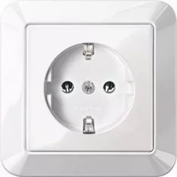 Merten MEG2301-1025 Schuko Steckdose, 16 A, Unterputz, Polarweiß