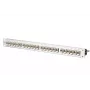 METZ CONNECT C6Amodul 24-Port Patchpanel, 1U, Edelstahl 130B11P1-E-90