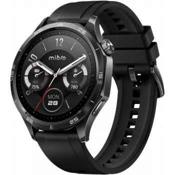 Mibro Watch GT Smartwatch, Schwarz, 2 Armbänder