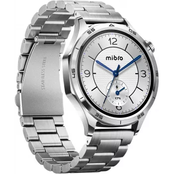Mibro Watch GT Smartwatch, Silber, 2 Armbänder
