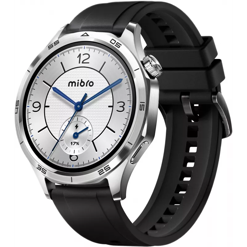 Mibro Watch GT Smartwatch, Silber, 2 Armbänder
