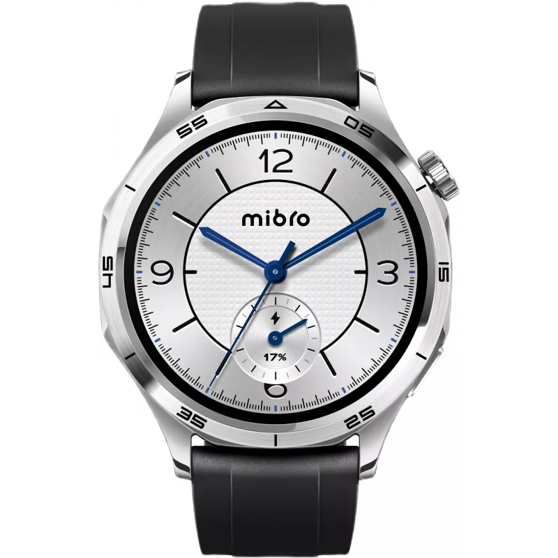 Mibro Watch GT Smartwatch, Silber, 2 Armbänder
