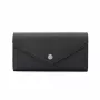 Michael Kors Jet Set Travel Large Zip Around Continental Wallet Saffiano Leder Schwarz Gold-Töne