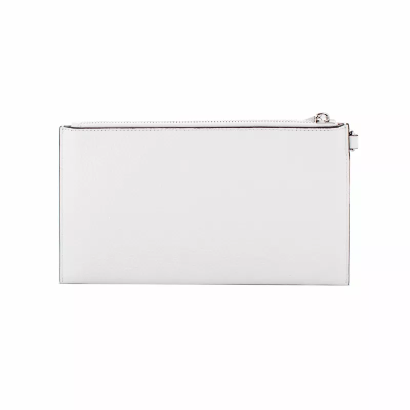 Michael Kors Jet Set Travel Saffiano-Lederetui 25x14x1 cm mit goldfarbenen Beschlägen