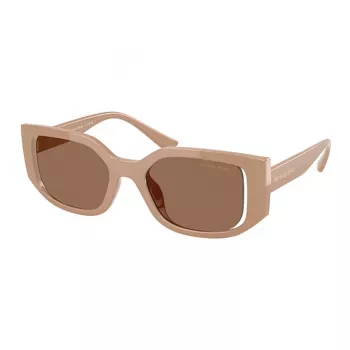 Michael Kors Damen Cat-Eye-Sonnenbrille MK2239UCAMEL - Camel Acetatrahmen mit braunen Gradientengläsern