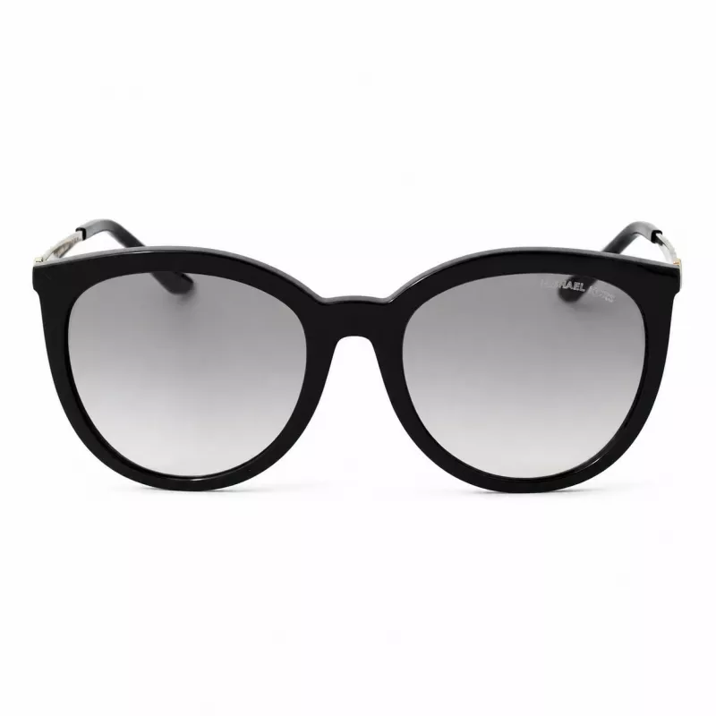Michael Kors Damen MK-2208 Oversized eckige Sonnenbrille Schwarz Gradient Grau 55mm