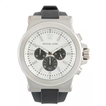 Michael Kors MK8183 Herren-Quarzuhr, 48 mm, weißes Zifferblatt