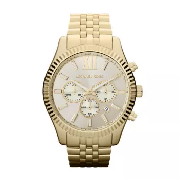 Michael Kors MK8281 Herren Quarzuhr, 45 mm, Gold