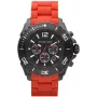 Michael Kors MK8212 Herren Quarzuhr, 47 mm, Schwarz/Rot