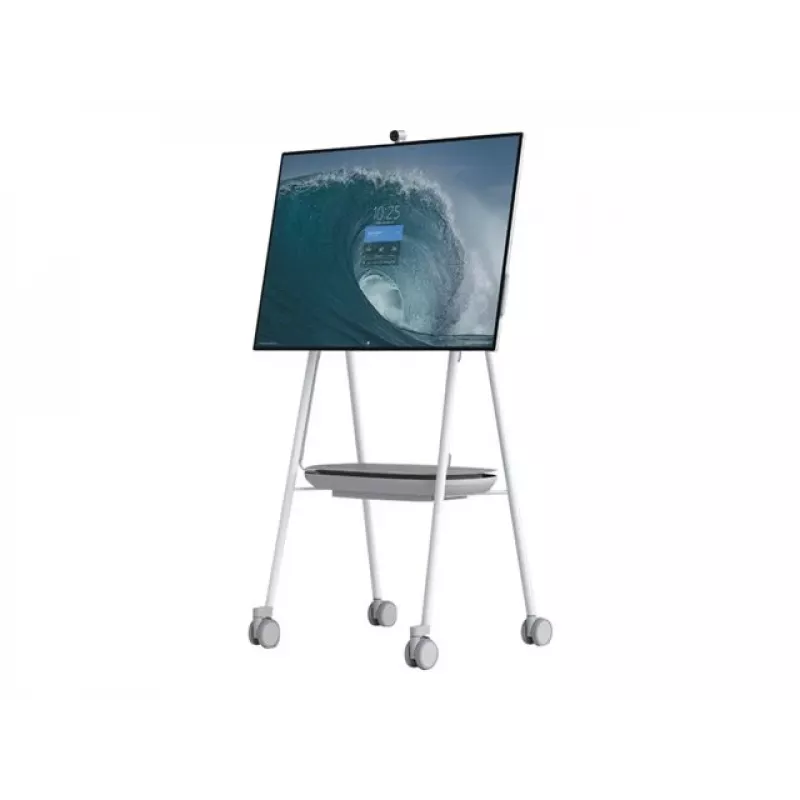 Microsoft Steelcase Roam Mobile Stand für Surface Hub 2S 50 Zoll - Multimedia-Wagen - Grau - Höhe 1661,2 mm - Gewicht 28,1 kg