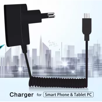 MicroUSB-Kabel Ladegerät Schwarz 1m USB 2.0