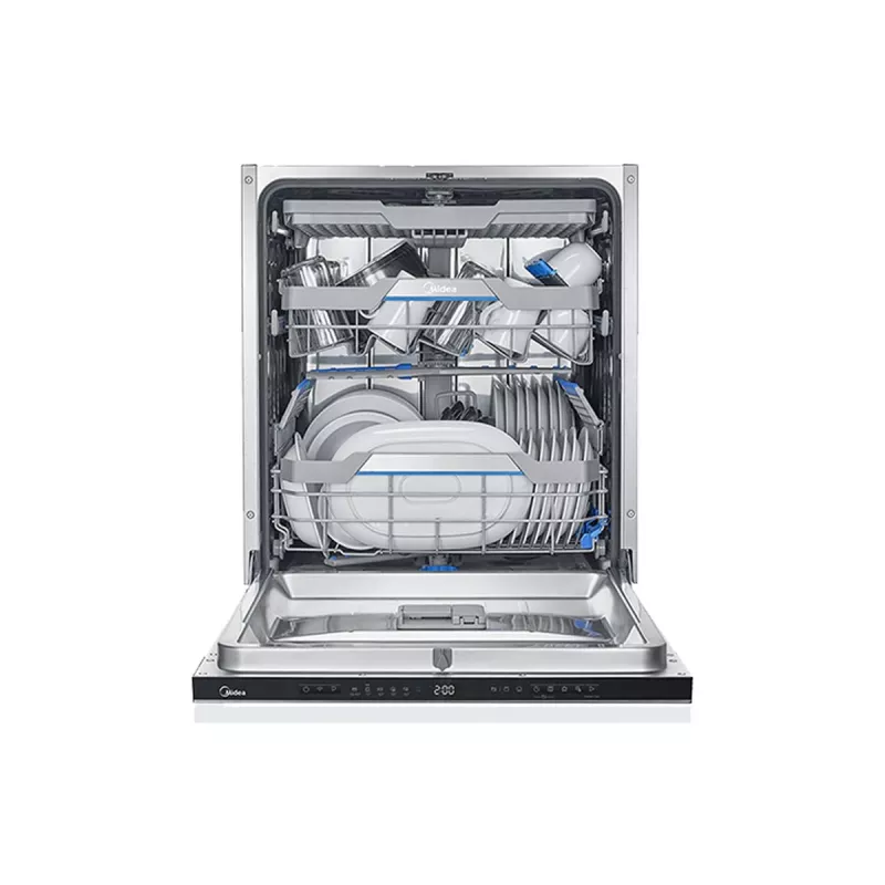 Midea MDWEB1403MB-WS Einbau-Geschirrspüler, 14 Maßgedecke, C, 44 dB