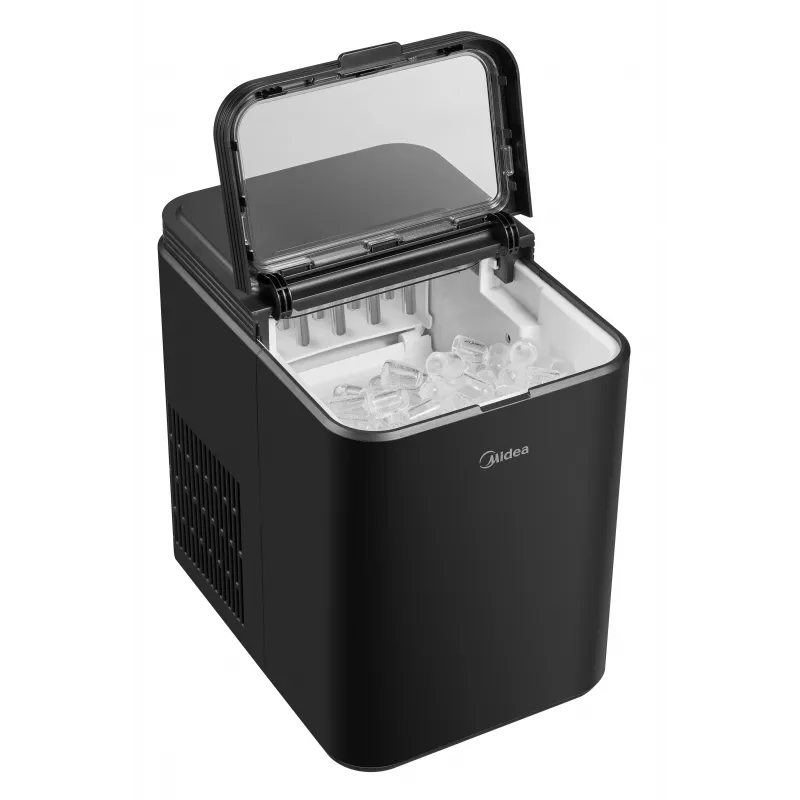 Midea Tragbarer Eiswürfelbereiter MERI12BG30EU 180W 1,3L Schwarz