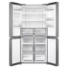 Midea Side-by-Side Kühlschrank MDRM632FGD46W, No Frost, 470 L, Edelstahl, Energieklasse D