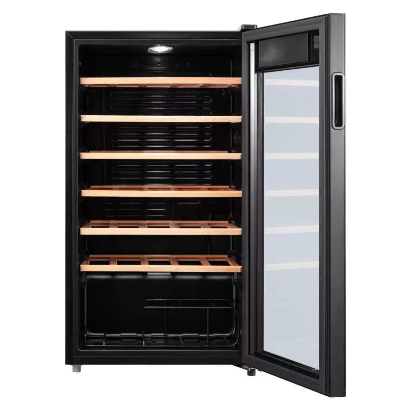 Midea Weinkühler MDRW150FGG22W Freistehend 34 Flaschen Schwarz