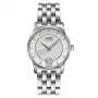 MIDO Baroncelli III Damen Automatikuhr M007207110360 33mm silbernes Zifferblatt Diamantindexe Edelstahlarmband