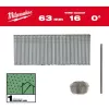 Milwaukee 16 Gauge 63 mm 0° Brad Nails für M18 FN16GS (2500er Pack)