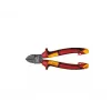 MILWAUKEE VDE Seitenschneider 145 mm - 1000V isolierte Kombinationszange mit ergonomischen Soft-Griffen für Elektroarbeiten