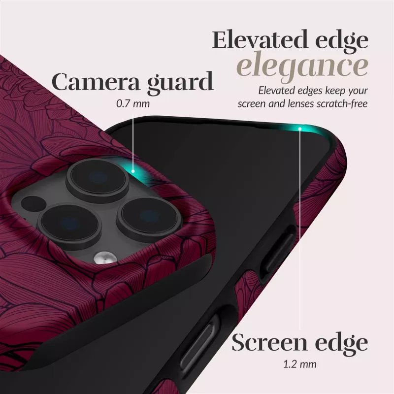 MIO Berry Blooms Magsafe Case Kompatibel für iPhone 16 Pro Max