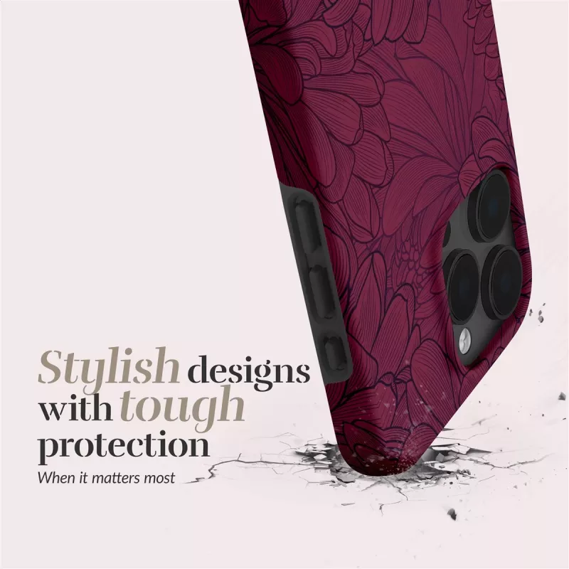 MIO Berry Blooms Magsafe Case Kompatibel für iPhone 16 Pro Max