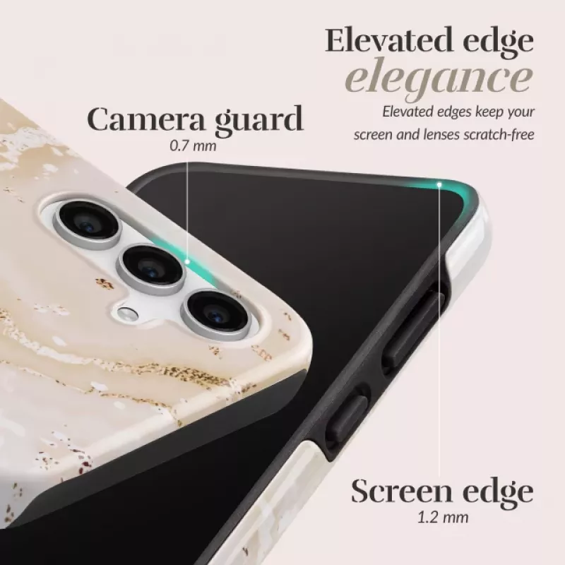 MIO Gold Marble Magsafe-kompatible Hülle für Samsung S24 FE 5G