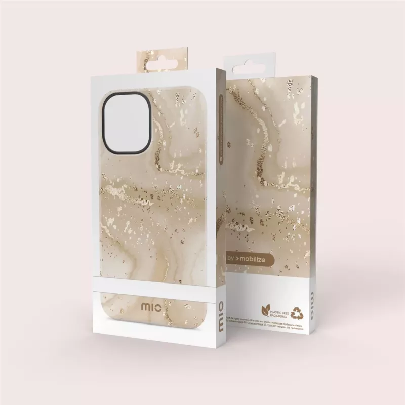 MIO Gold Marble Magsafe Kompatibel für iPhone 16