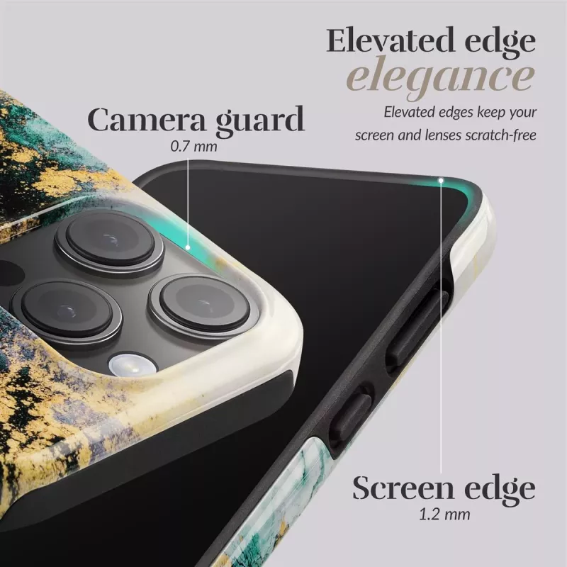 MIO Green Marble Magsafe-kompatible Hülle für iPhone 16 Plus