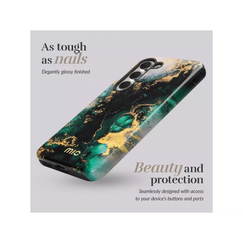MIO Green Marble Magsafe Kompatible Hülle für Samsung S25 5G