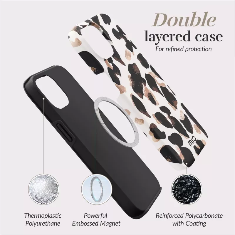 MIO Leopard Magsafe Kompatible Hülle für iPhone 16
